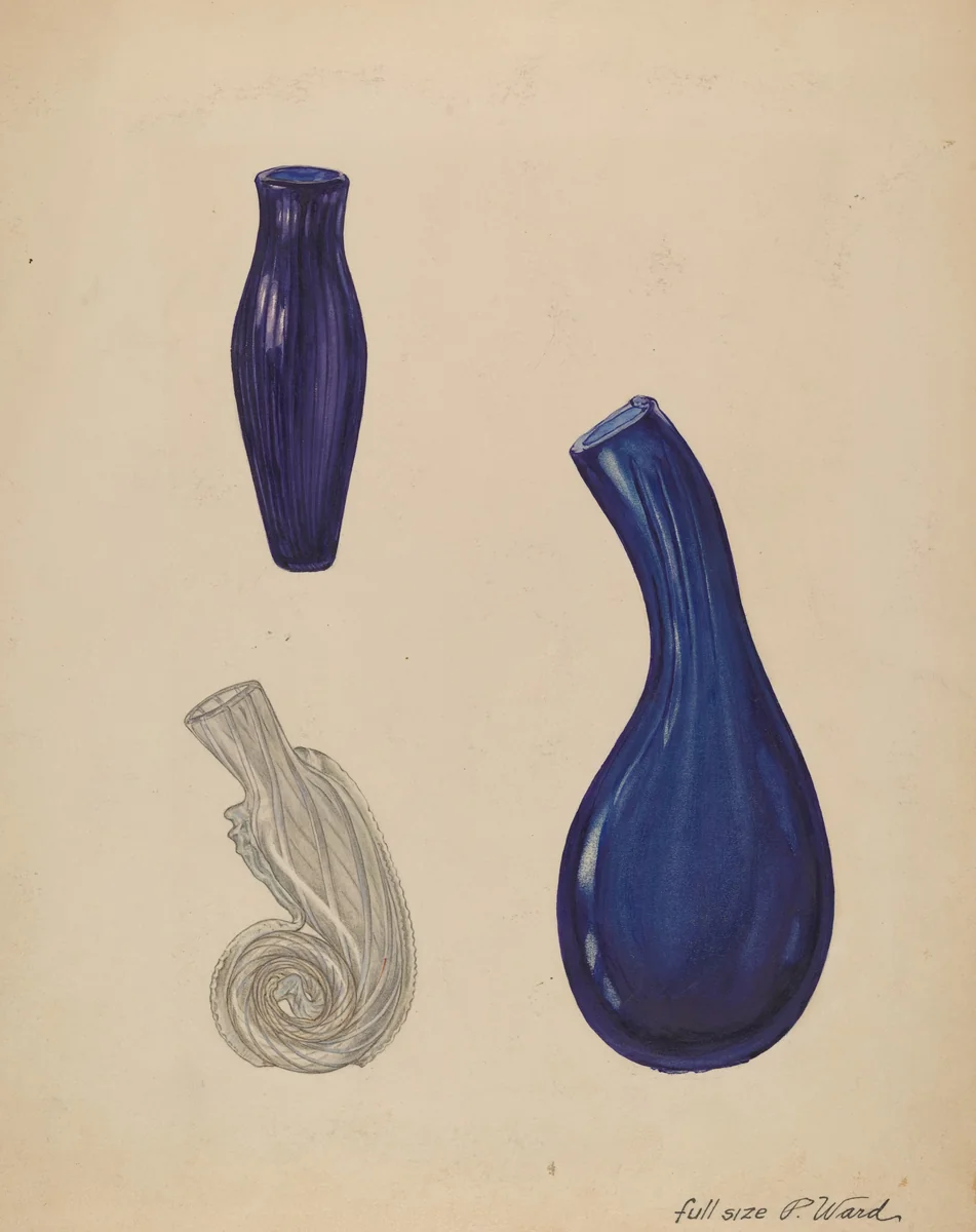 Scent Bottle by Paul Ward, index of american design, 1937