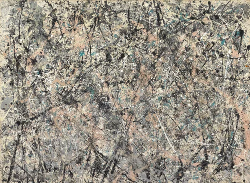 Number 1, 1950 (Lavender Mist) by Jackson Pollock, painting, 1950