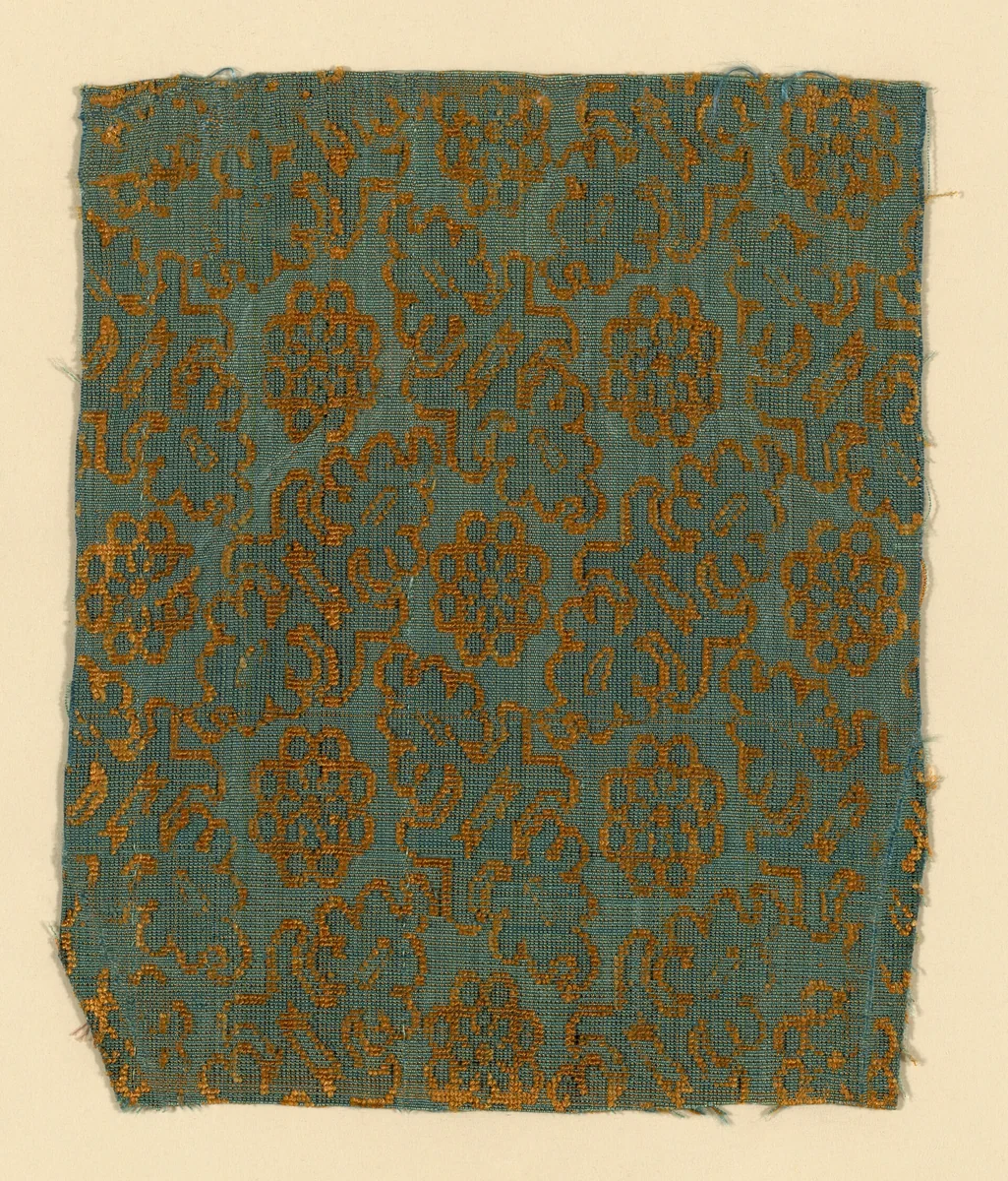 Fragment by Italy, textile, 1601-1625