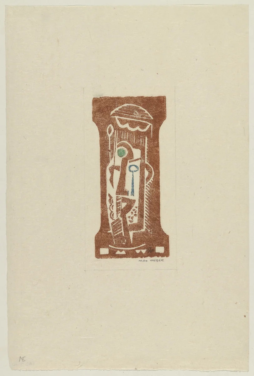 Figure by Max Weber, print, 1919