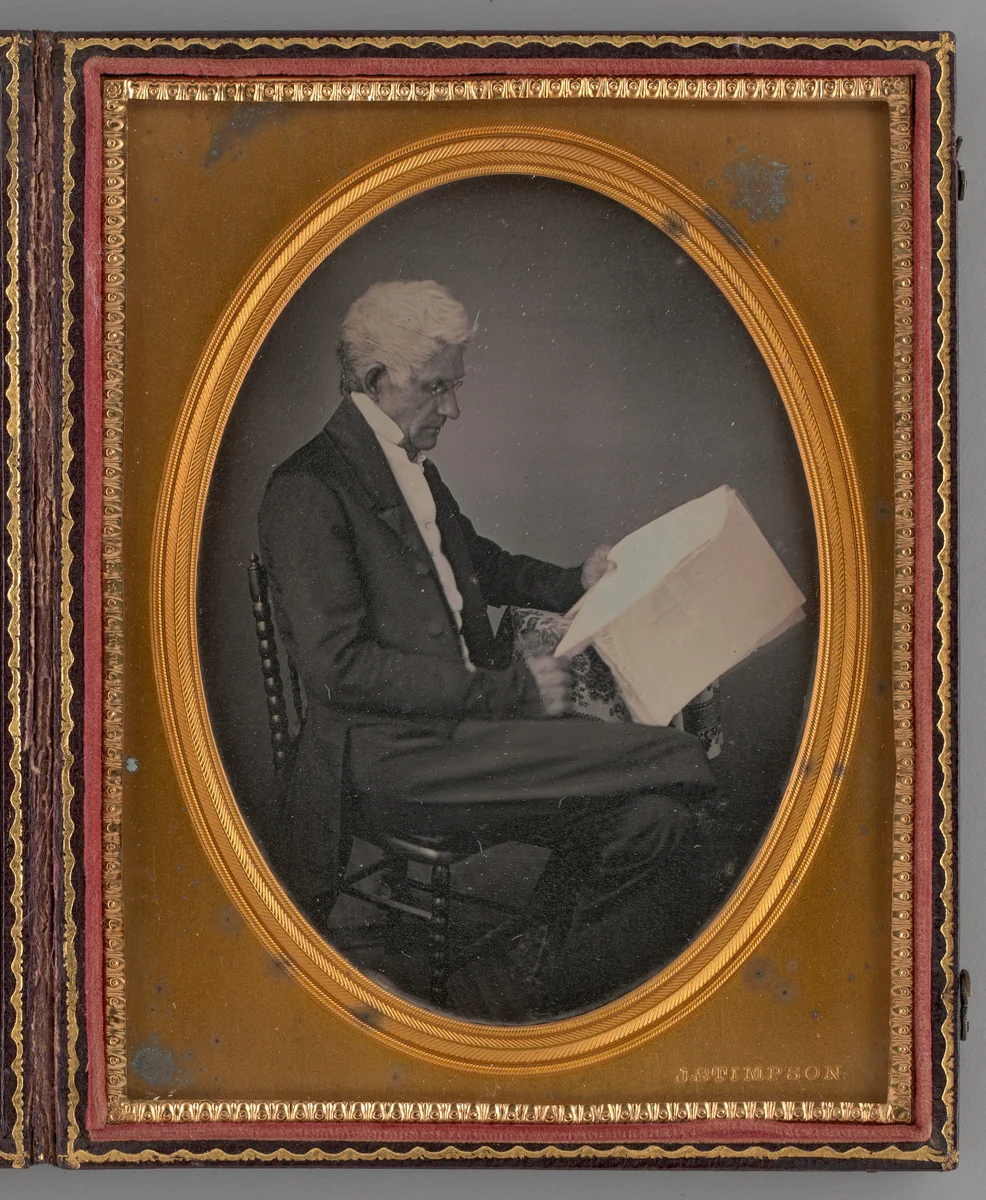 Untitled (possibly ”Honest John” Davis, Governor of Massachusetts) by John Stimpson, other, 1857
