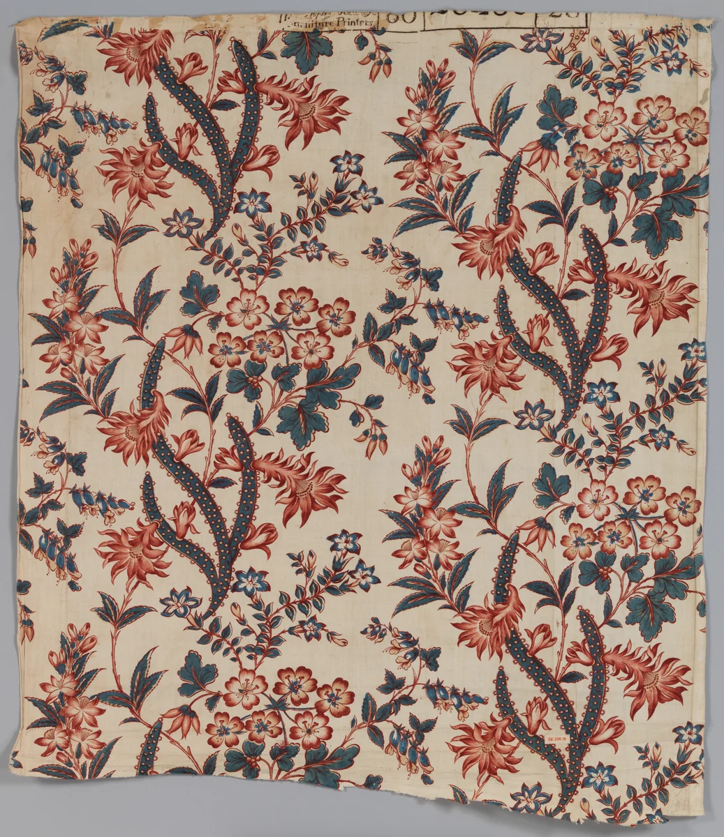 Piece by Stinton Bros., textile, 1831-1851