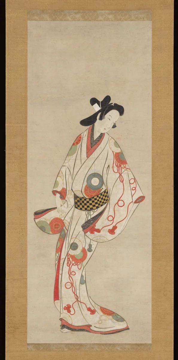 Wakashu (Male Youth) by Unidentified Artist, painting, 1634-1699