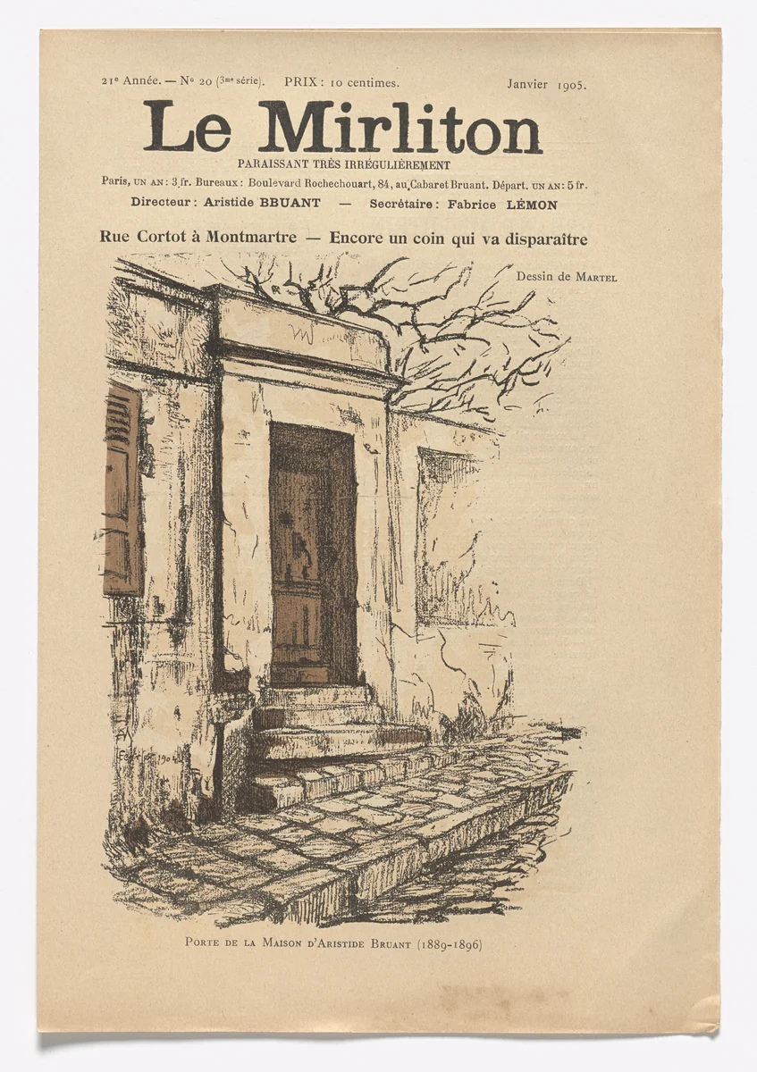 Le Mirliton, no. 20 by Martel, periodical, 1905