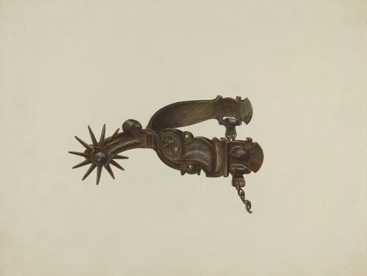 Spur by Gerald Transpota, index of american design, 1940