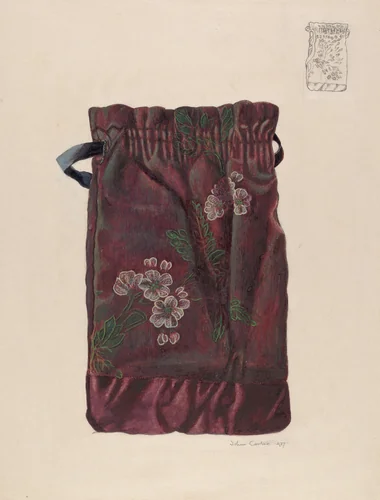 Reticule by John Cooke, index of american design, 1937