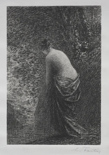 Bather Standing by Henri Fantin-Latour, print, 1879