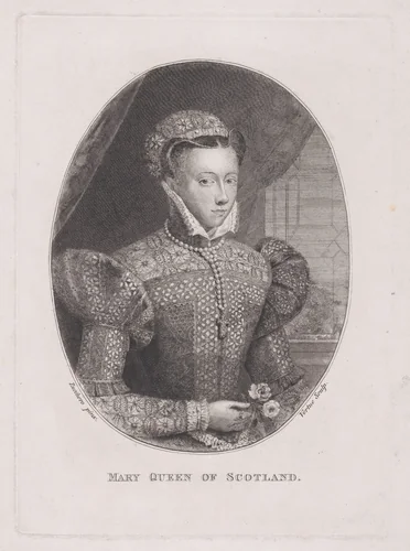 Mary, Queen of Scots by George Vertue, print, 1700-1735