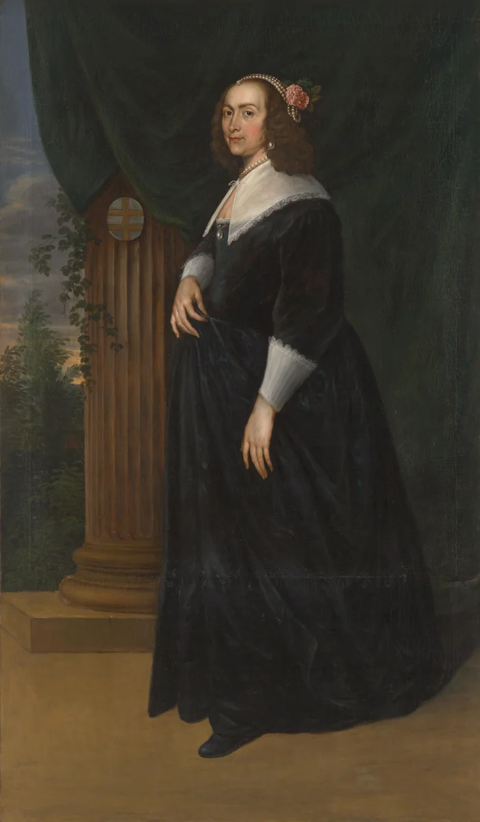 Maria Hartmansdr de Custer(e). Echtgenote van Willem Kettingh by Mattheus Verheyden, painting, 1755