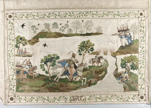 Death of Prince Joseph Poniatowski (1763–1813) by Horace Vernet, textile, 1800-1815