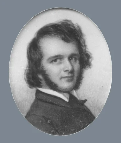 Self Portrait by George Hewitt Cushman, artwork, 1839
