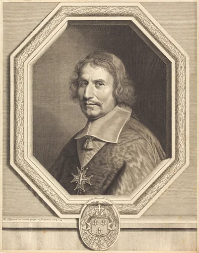 Cardinal Antonio Barberini by Robert Nanteuil, print, 1664