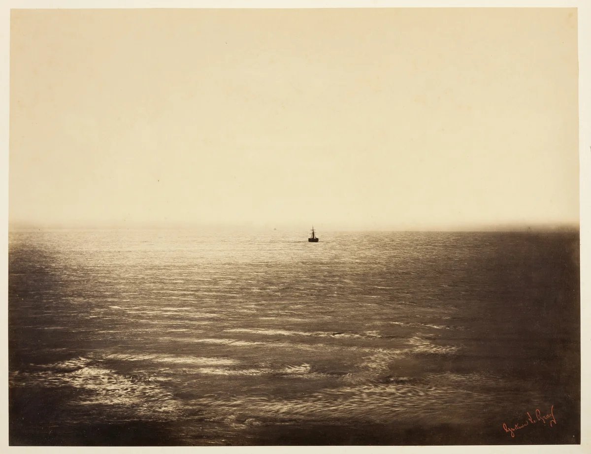 The Steamboat by Gustave Le Gray, photograph, 1856