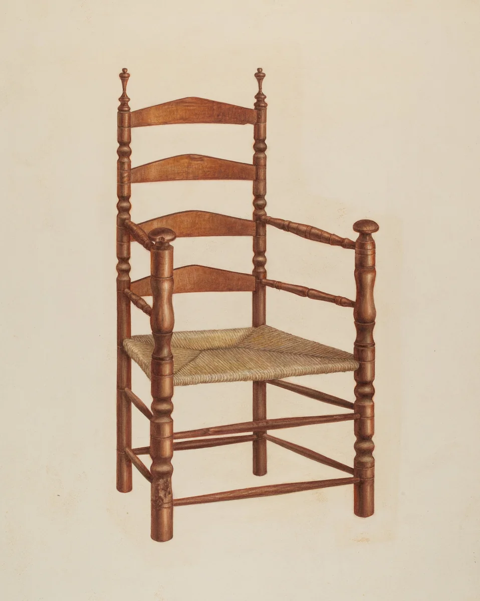 Armchair by Isadore Goldberg, index of american design, 1939