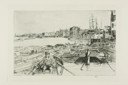 The Pool by James McNeill Whistler, print, 1859