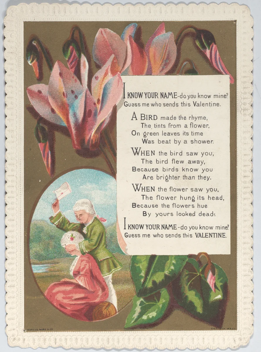 Valentine by Kate Greenaway, other, 1874