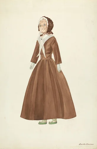 Doll: "Betsey Paine" by Edith Towner, index of american design, 1935-1942