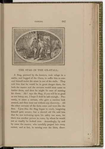 Headpiece (page 247) from The Fables of Aesop by Thomas Bewick, illustrated book, 1818
