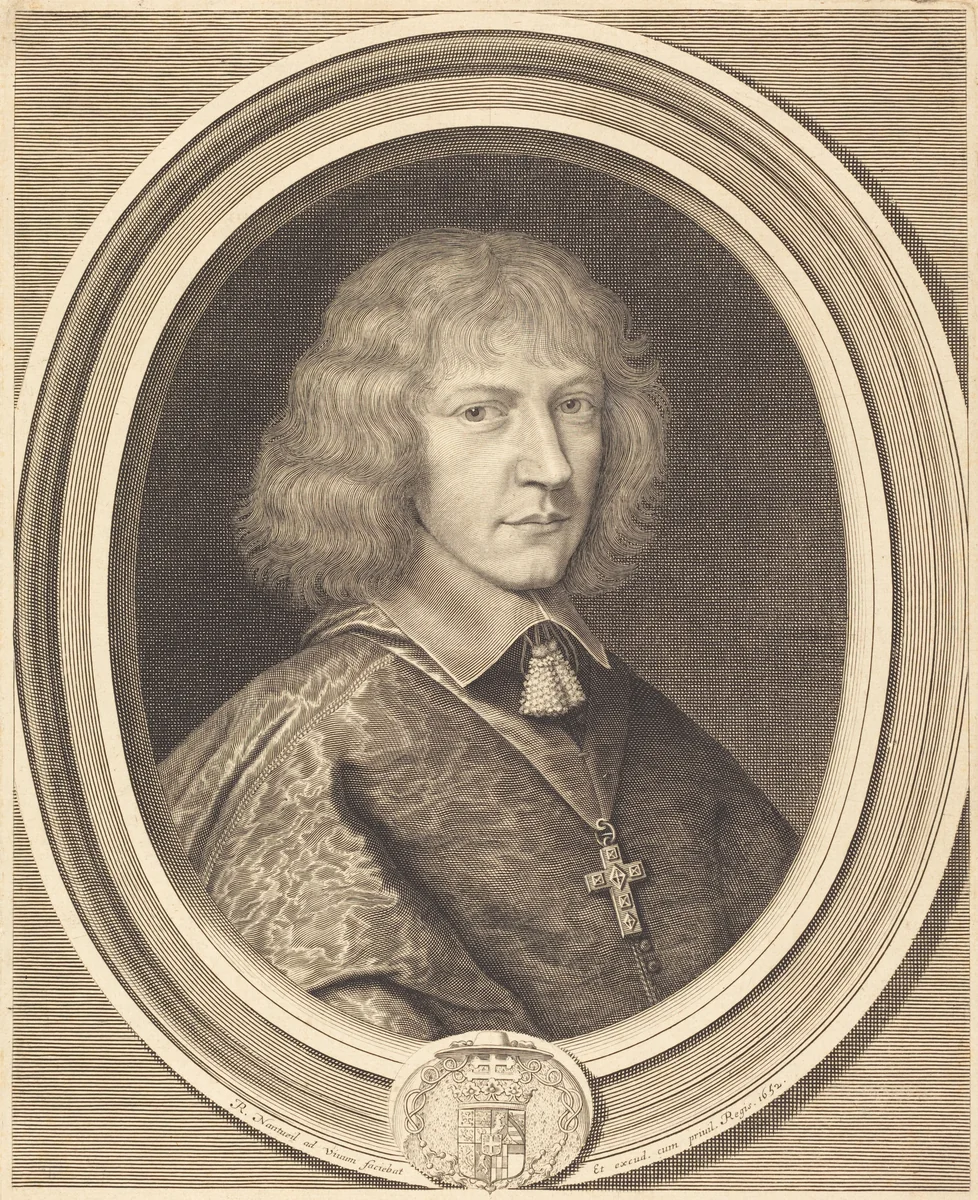 Henri II, Duc de Nemours by Robert Nanteuil, print, 1652