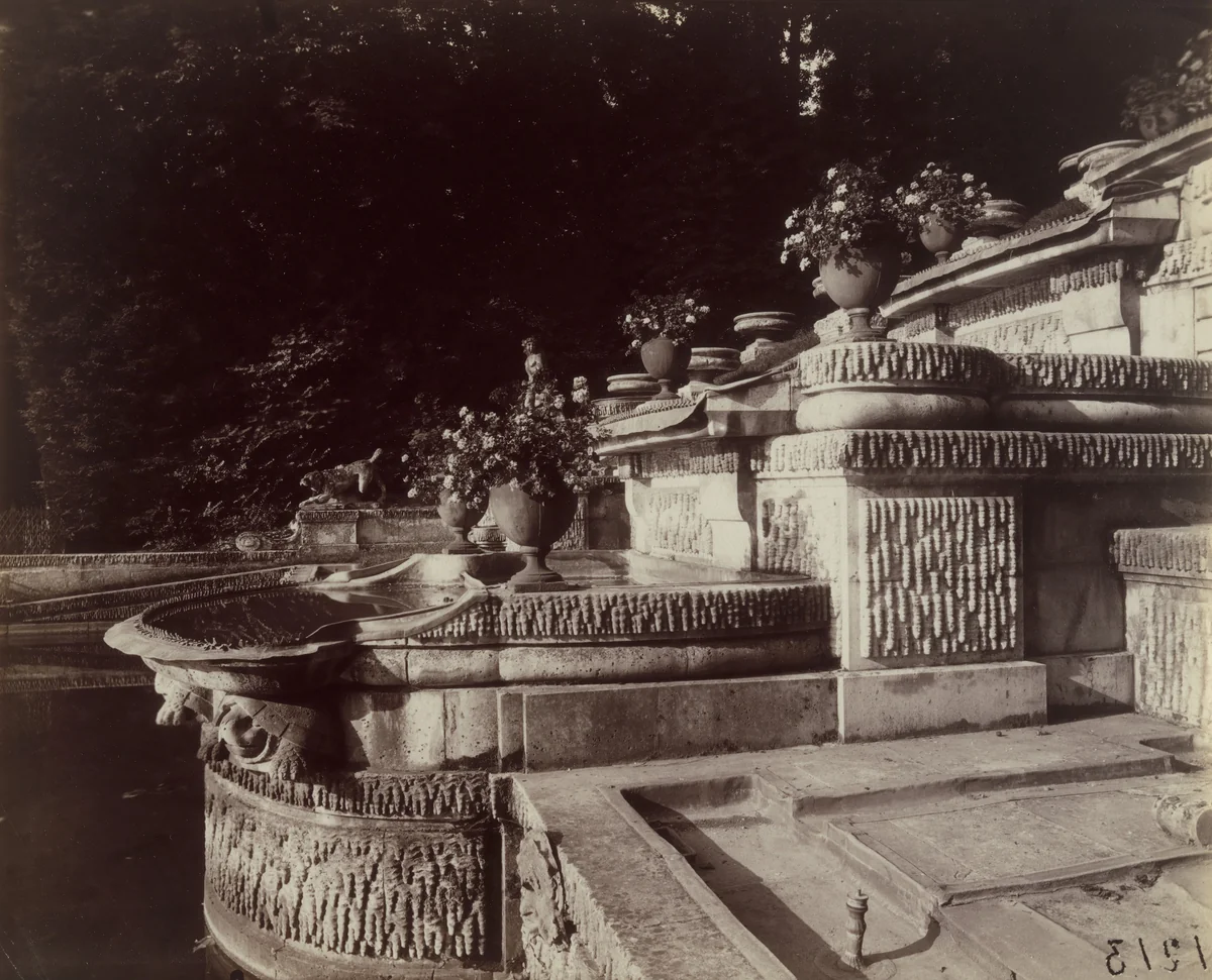 Saint-Cloud by Eugène Atget, photograph, 1923