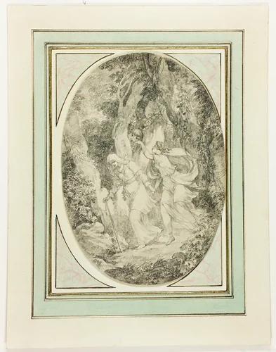 Allegory-Ingenius Love by Jean Honoré Fragonard, drawing, 1764