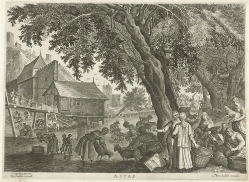 Zomer by Aegidius Sadeler, print, 1620