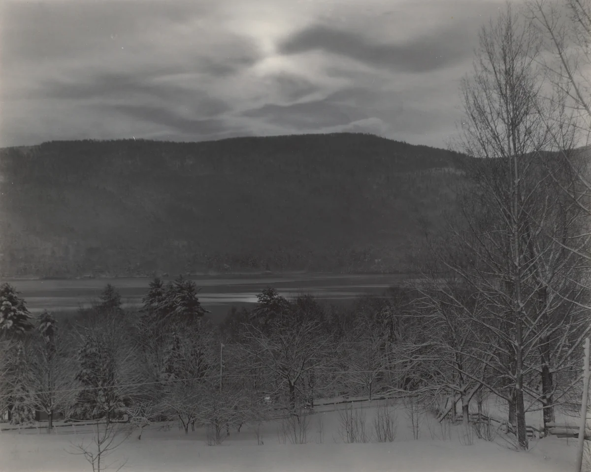 Lake George by Alfred Stieglitz, photograph, 1923