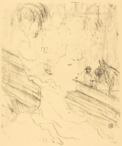 Emilienne d'Alençon by Henri de Toulouse-Lautrec, print, 1896