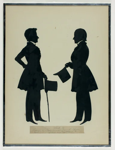 Henry L. and Myron H. Church by Auguste Edouart, other, 1841