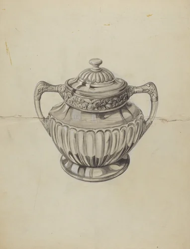 Silver Bowl by Vincent Murphy, index of american design, 1935-1942