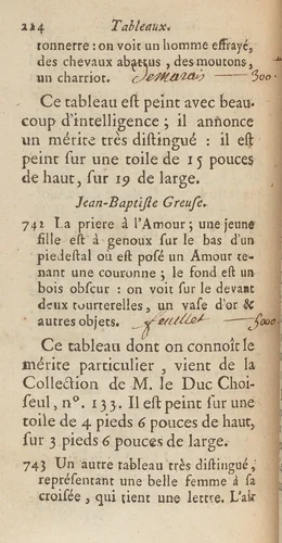 Catalogue d'une riche collection de tableaux des maîtres les plus célebres des trois écoles : qui composent le cabinet de feu son Altesse Sérenissime Monseigneur le Prince de Conti, prince du sang, & grand prieur de France by Pierre Rémy, artwork, 1777