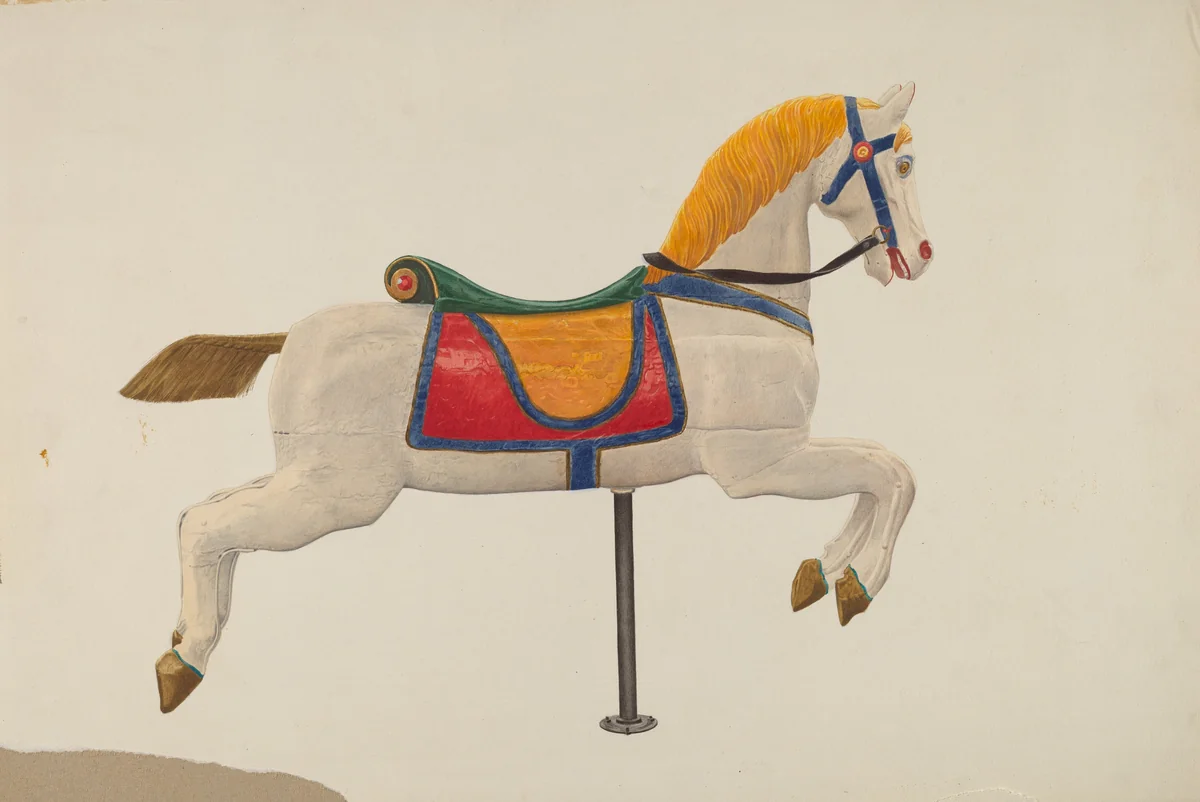 Carousel Horse by John W. Kelleher, index of american design, 1940