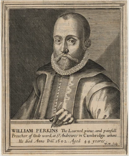 William Perkins, Preacher by William Marshall, print, 1642