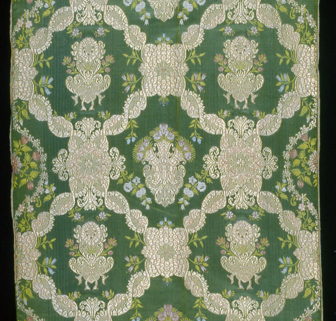 Panel by France, textile, 1715-1725