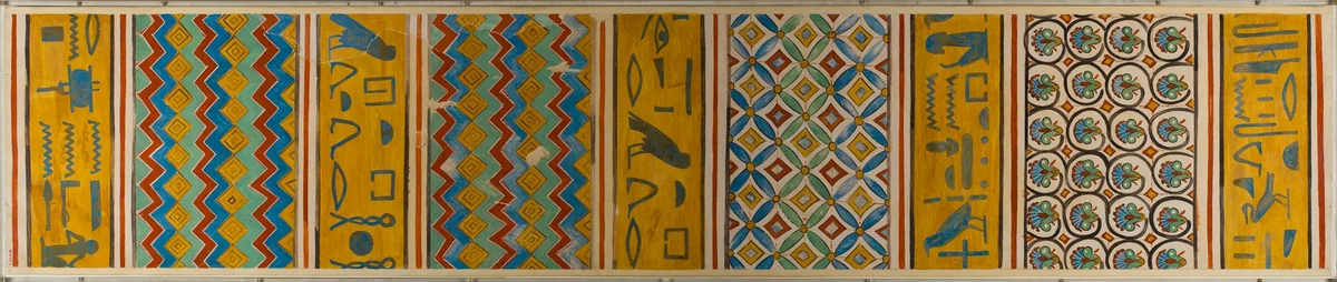 Ceiling Decoration, Tomb of Tjay by Charles K. Wilkinson, artwork, -1550
