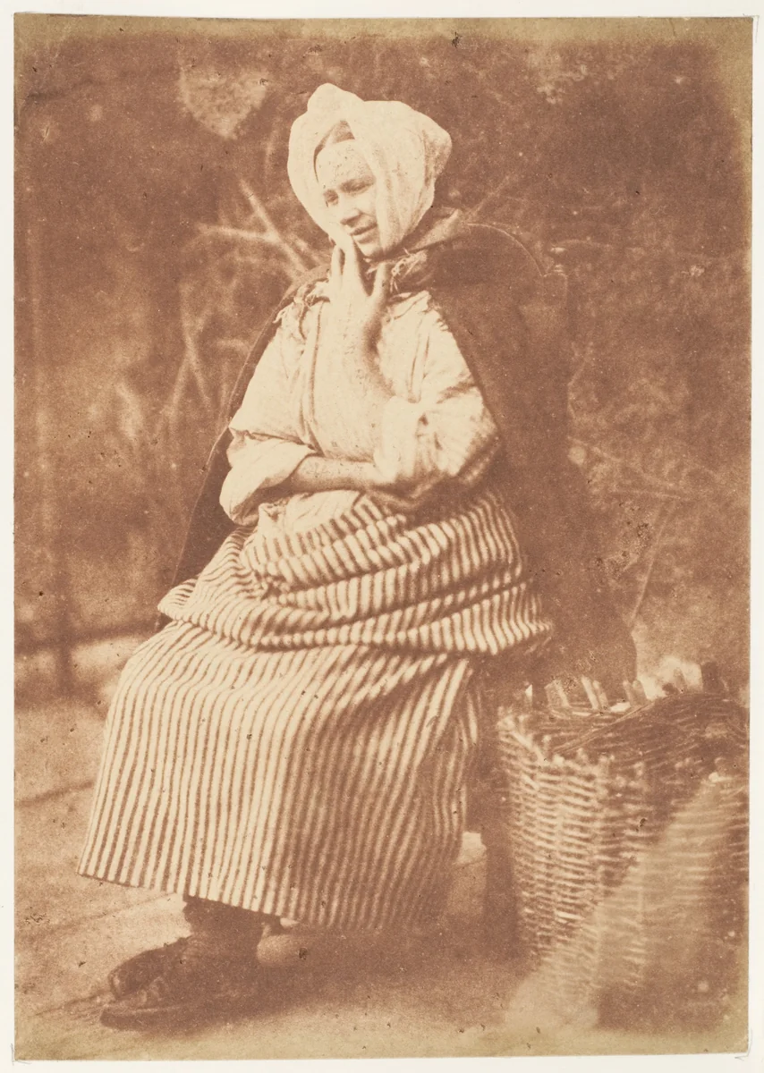 Newhaven Fishwife by Hill and Adamson, photograph, 1843-1847