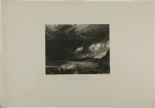 Weymouth Bay, Dorsetshire by David Lucas, print, 1830