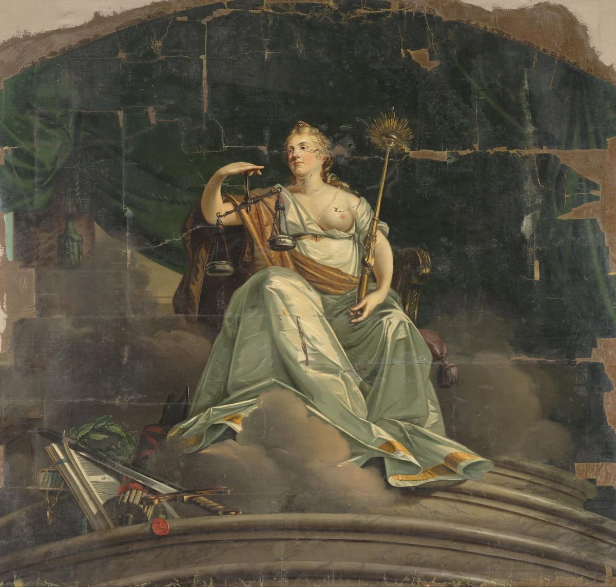 Justice by Pieter Gaal, painting, 1802