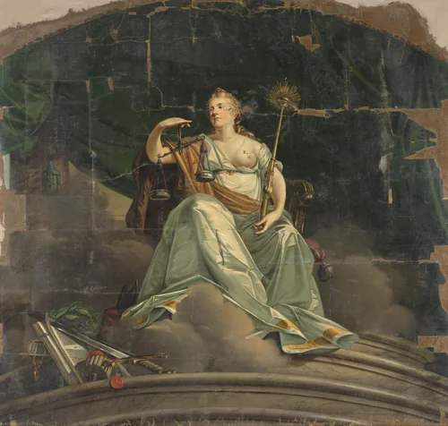 Justice by Pieter Gaal, painting, 1802