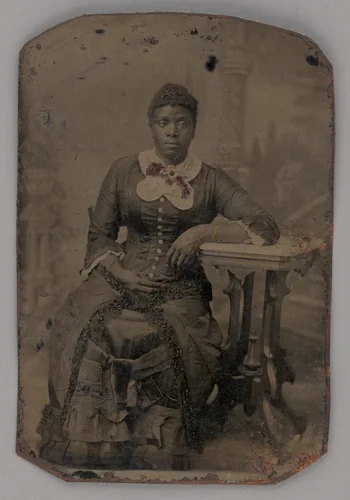 Untitled (Portrait of a Seated Woman) by Unknown maker, other, 1880