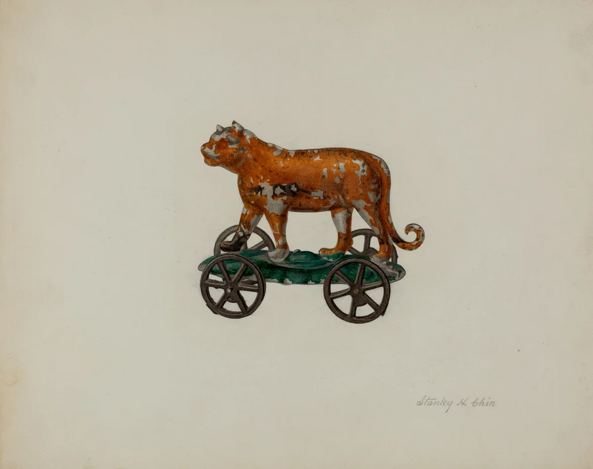 Toy Animal by Stanley Chin, index of american design, 1941