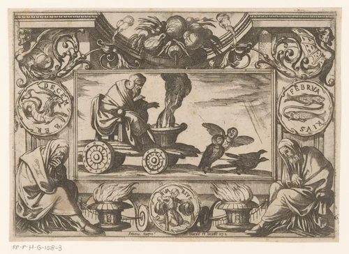 Winter by Unknown, print, 1592