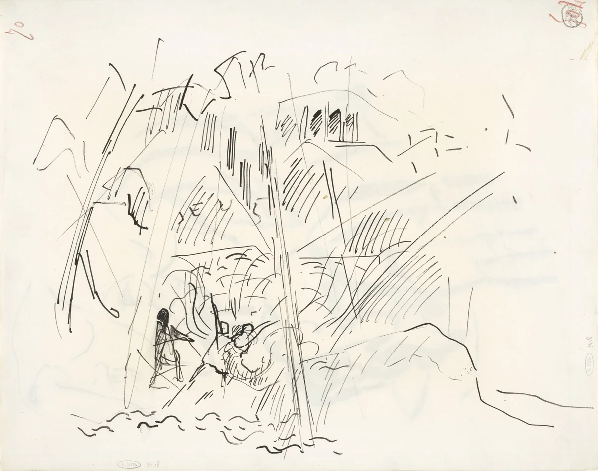 Schets by Rik Wouters, drawing, 1892-1916
