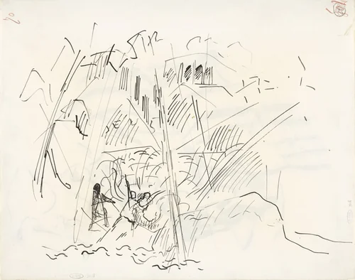 Schets by Rik Wouters, drawing, 1892-1916