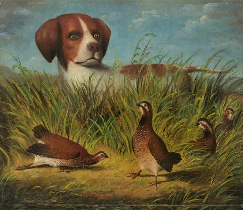 On Point by D.G. Stouter, painting, 1854