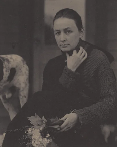 Georgia O'Keeffe by Alfred Stieglitz, photograph, 1918
