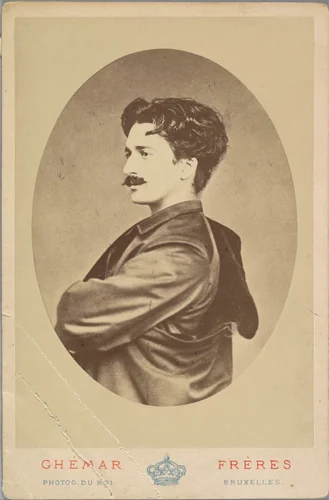 Félicien Rops by Frères Ghemar, photograph, 1860-1879