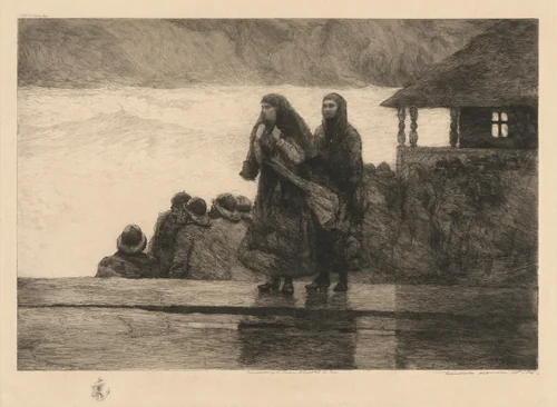 Perils of the Sea by Winslow Homer, print, 1888
