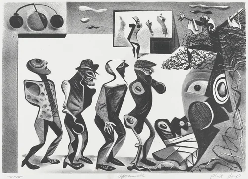 Aftermath by Phil Bard, print, 1938