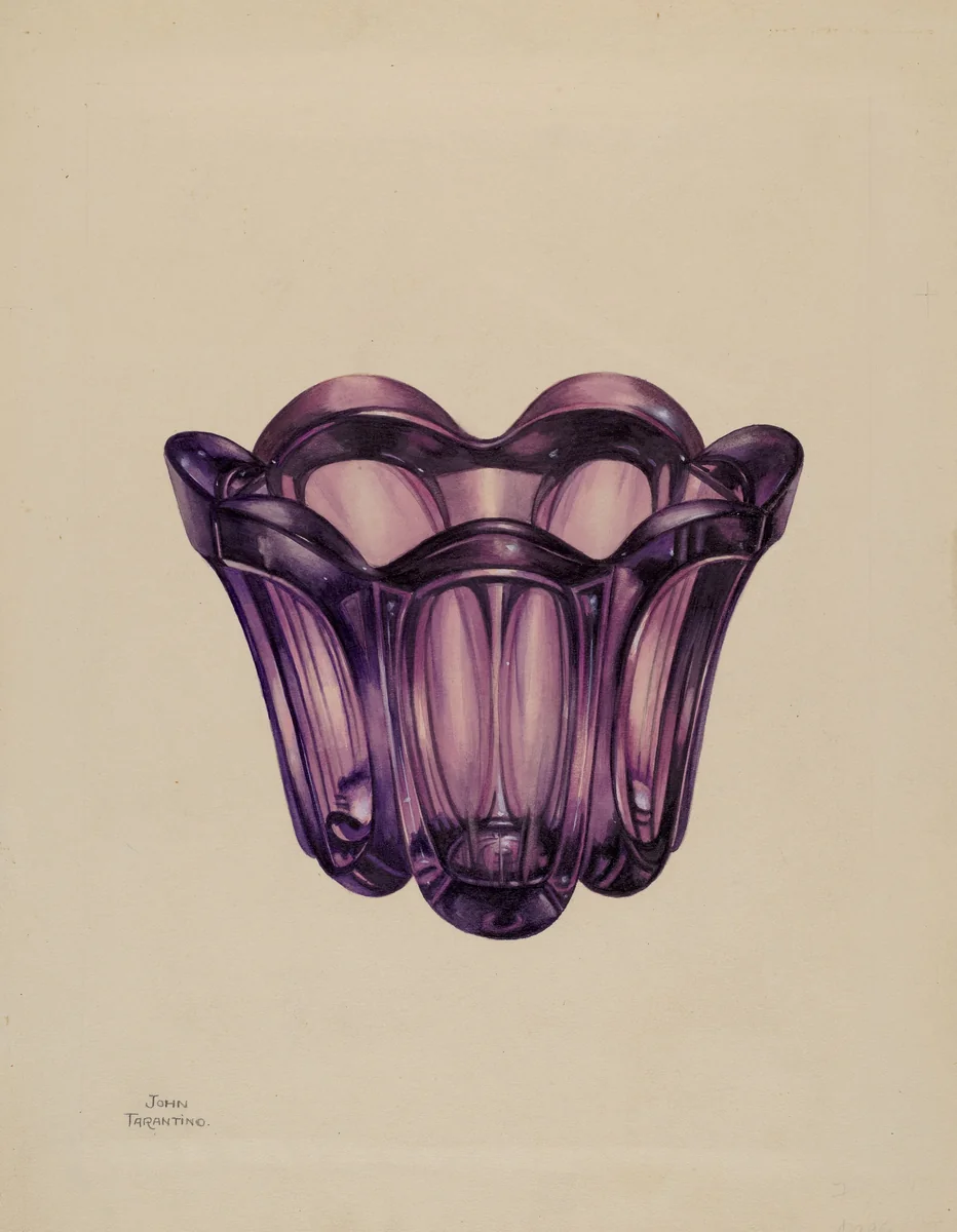 Bowl by John Tarantino, index of american design, 1937